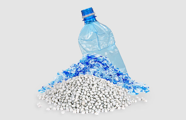 R-PET flakes recycling